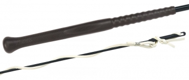 Fleck Stockpeitsche Fiberglas blank, lackiert, Fleck ERGO-Griff