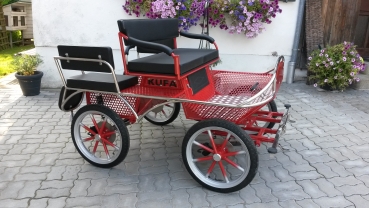 Ponykutsche Marathonwagen mit Edelstahl