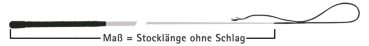 Fleck Bogenpeitsche blank ERGO Griff