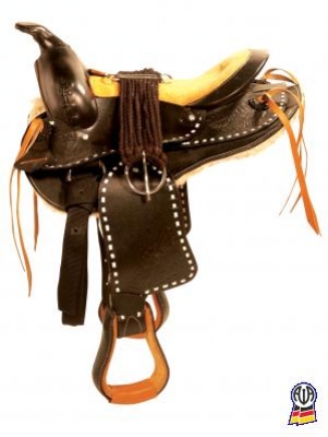 Westernsattel für Pony